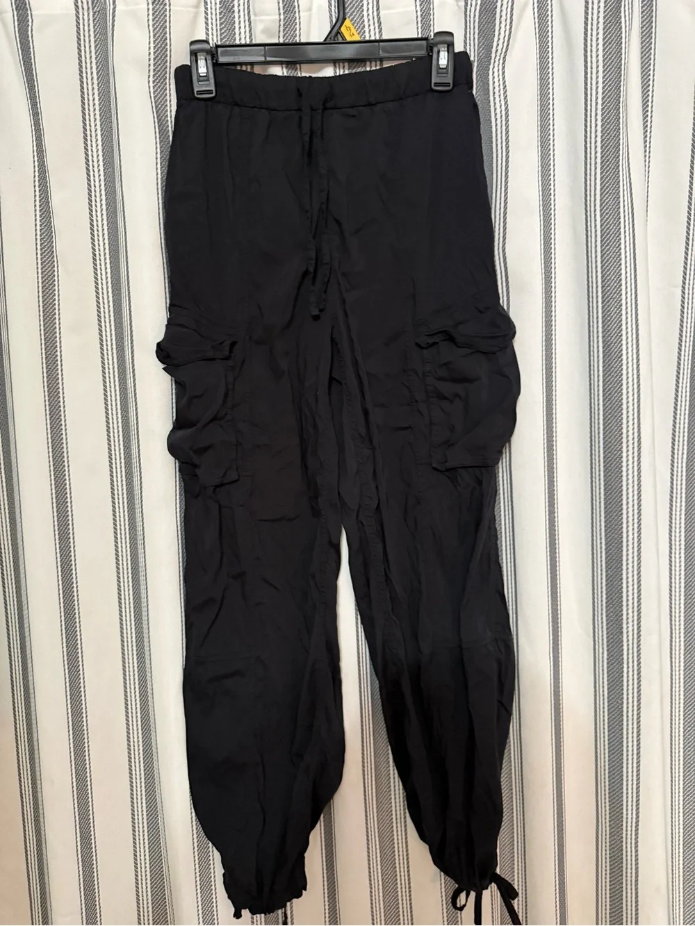 lululemon athletica Black Wide-Leg Cargo Pants